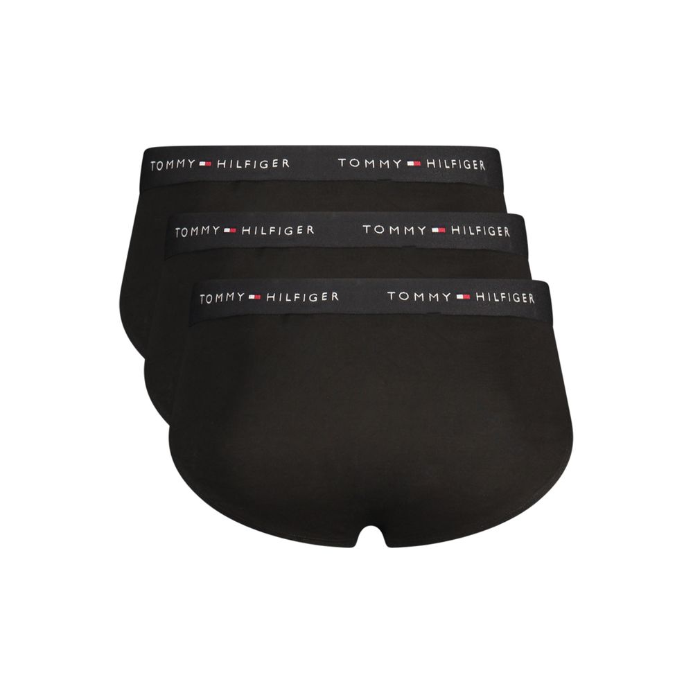 Tommy Hilfiger Black Cotton Men's Briefs - Image 2