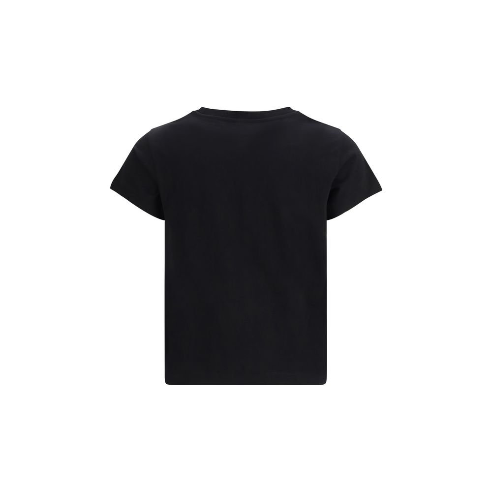 PINKO Black Cotton T-Shirt - Image 2