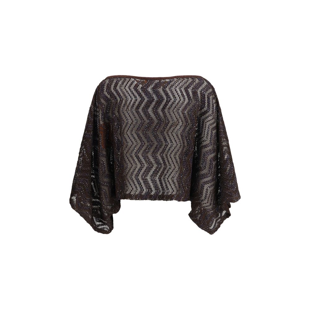 Missoni Brown Viscose Top - Image 2