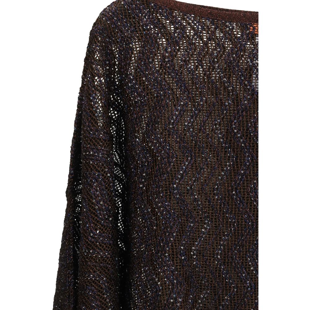 Missoni Brown Viscose Top - Image 3