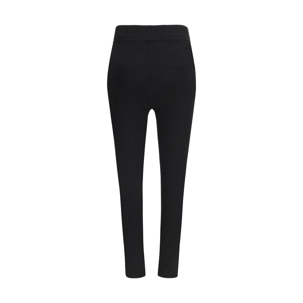 Marine Serre Black Viscose Leggings - Image 2