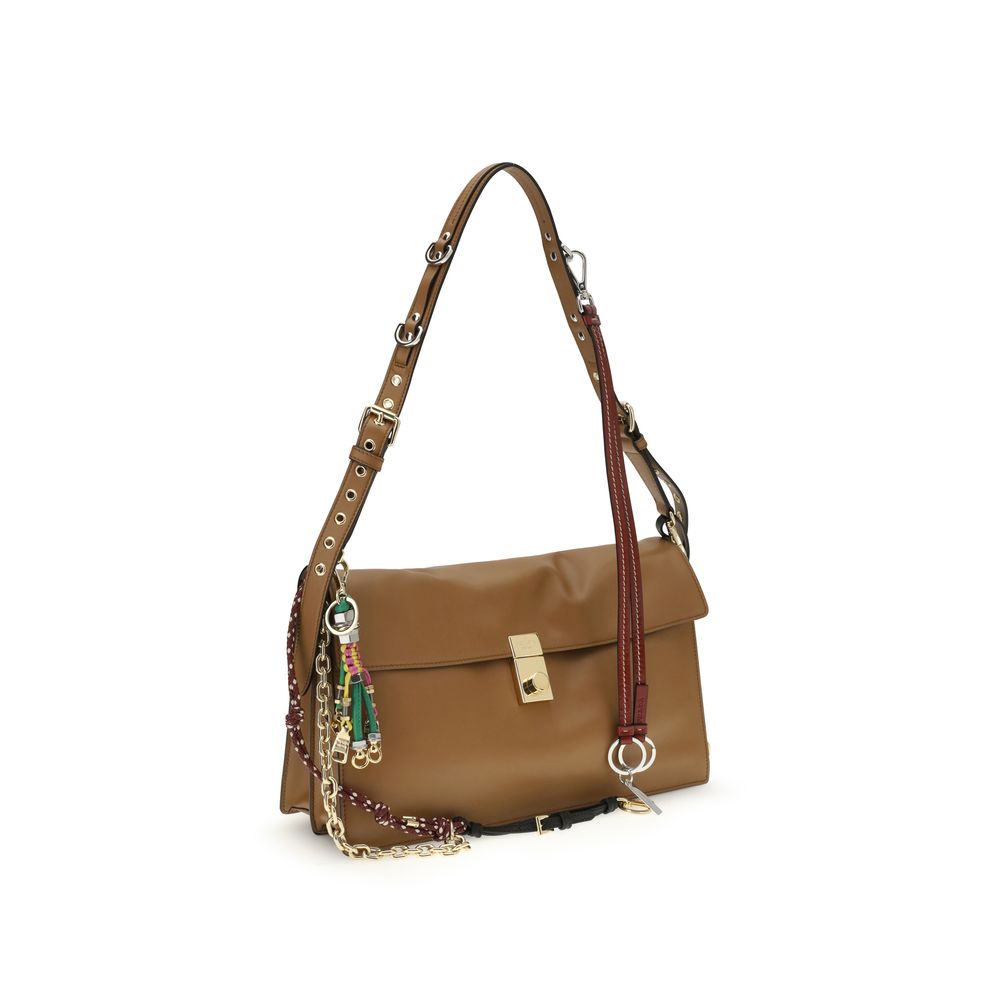 Prada Beige Calf Leather Bos Taurus Shoulder Bag - Image 2