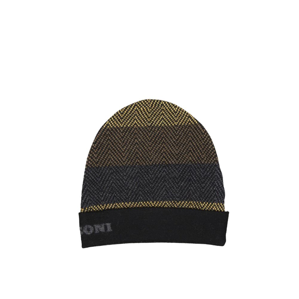 Missoni Black Wool Beanie - Image 2
