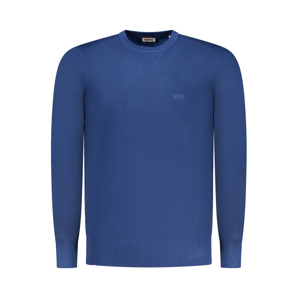 Rifle Blue Viscose Men's Sweater