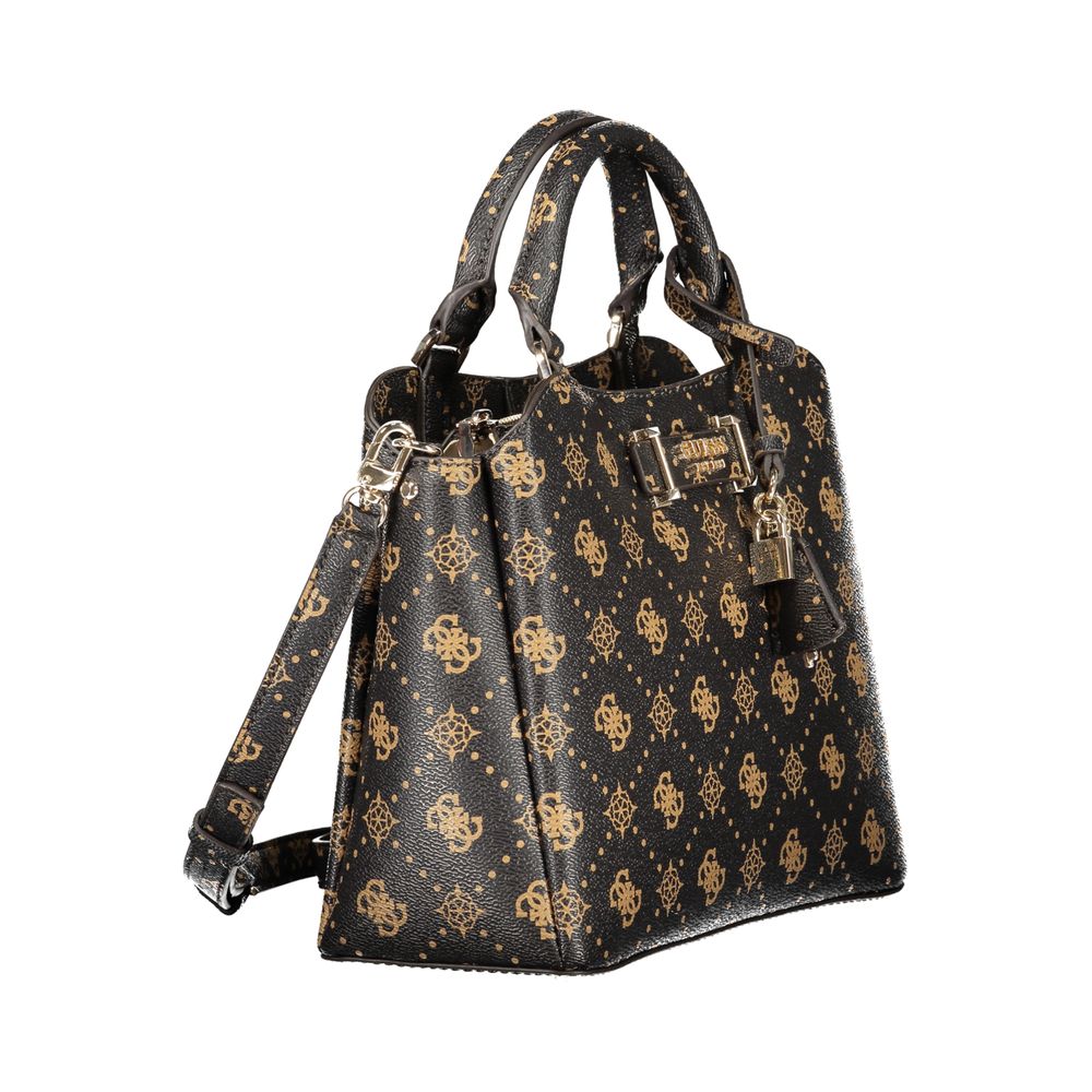 Guess Jeans Marrone Poliuretano Woman Handbag - Image 3