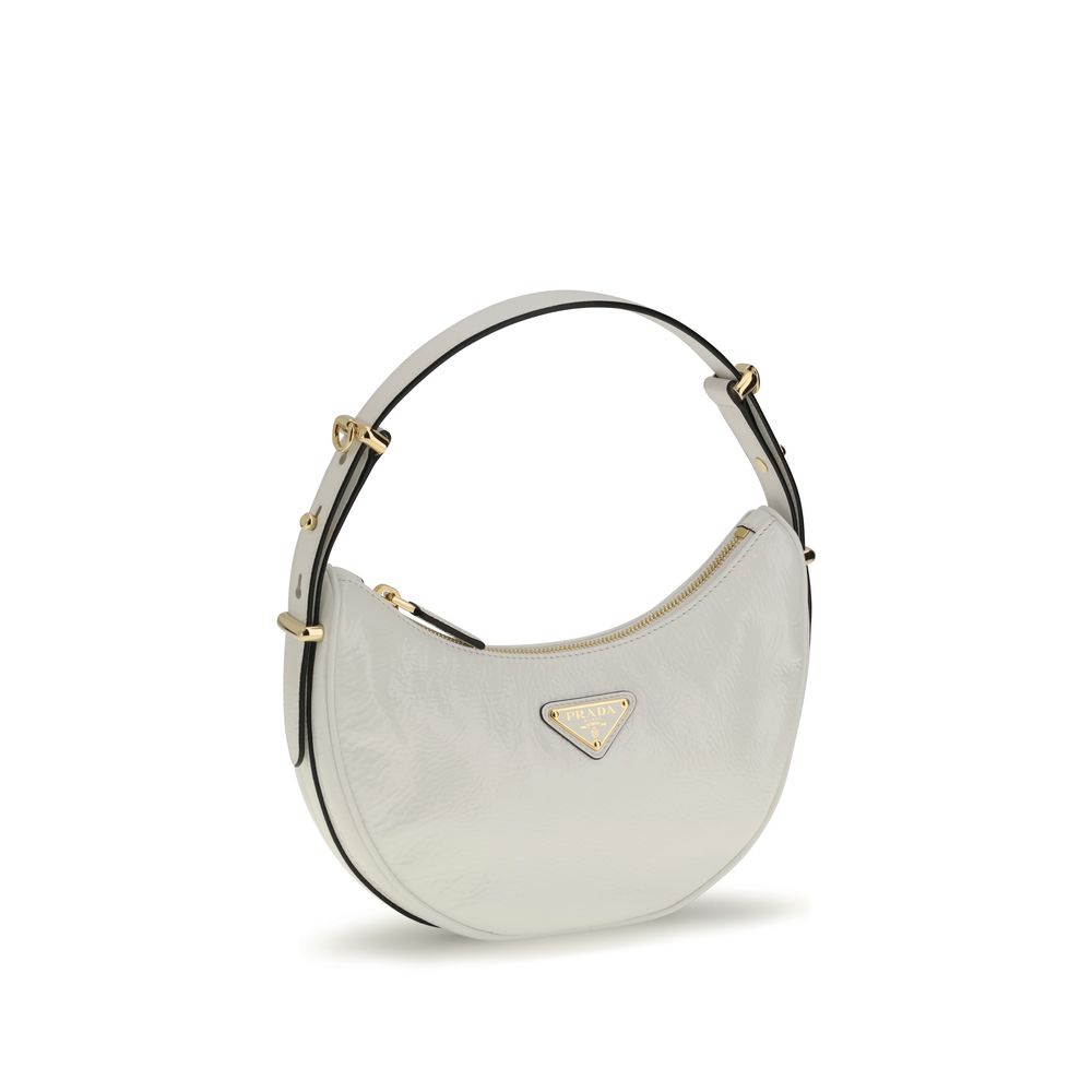 Prada White Calf Leather Bos Taurus Shoulder Bag - Image 2
