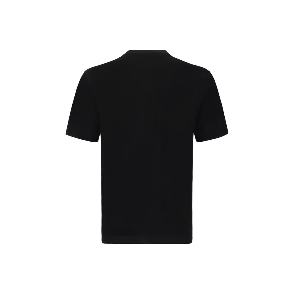 Prada Black Cotton T-Shirt - Image 2