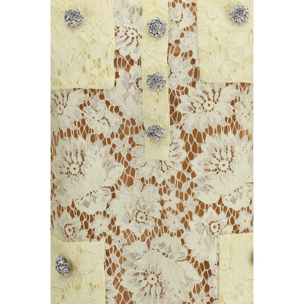 Self-Portrait Bicolor Polyamide Casual Dress - Image 3