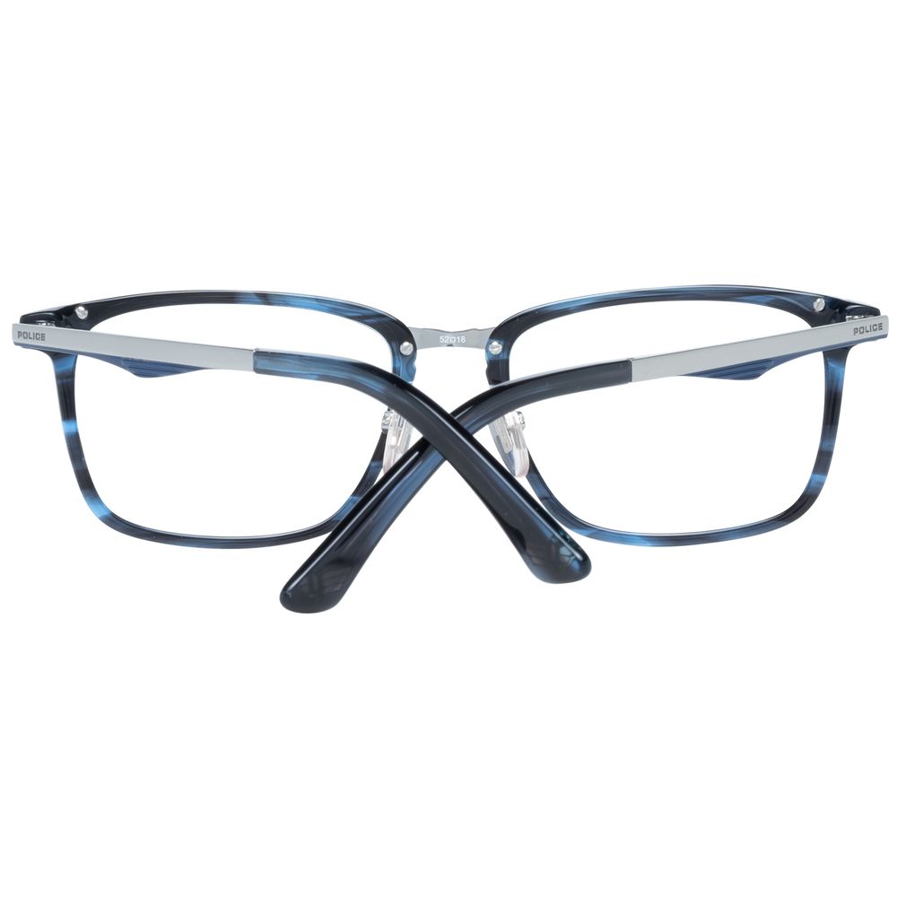 Police Blue Plastic Glasses (Frames) - Image 3