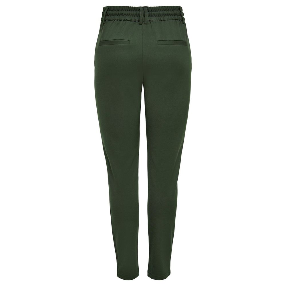 Only Green Viscose Casual Pants - Image 2