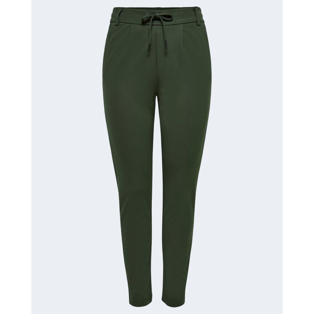 Only Green Viscose Casual Pants - Image 4