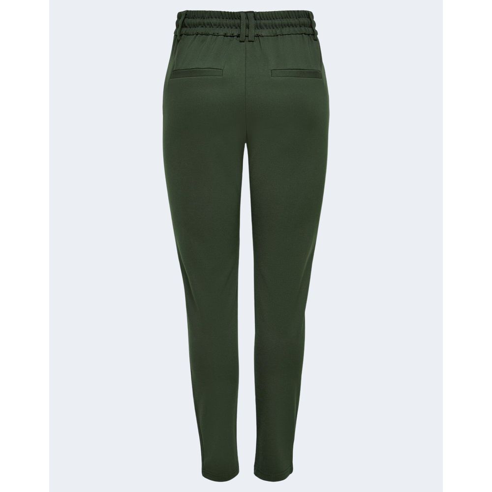 Only Green Viscose Casual Pants - Image 5