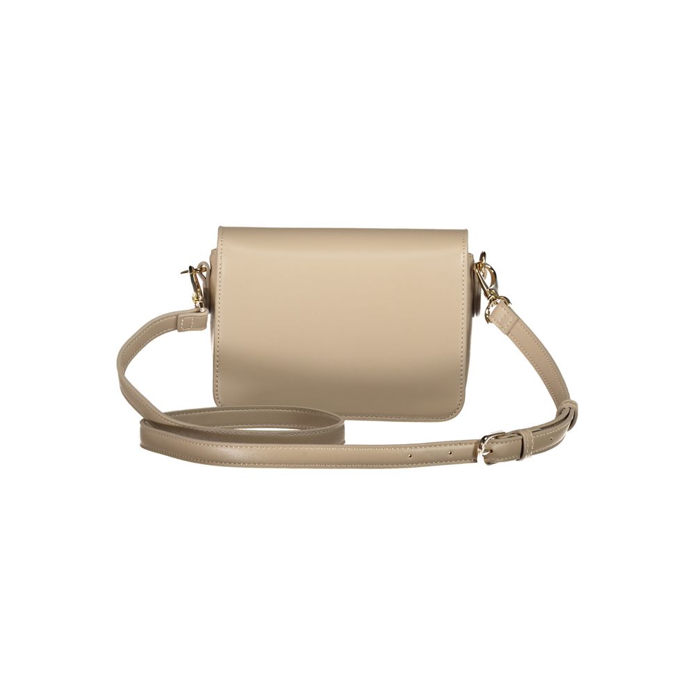 Mario Valentino Beige Polyurethane Women Handbag - Image 2
