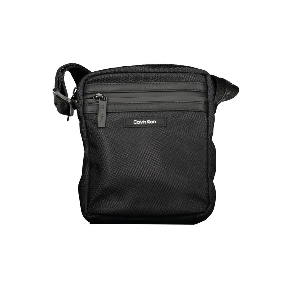 Calvin Klein Black Polyester Men Shoulder Bag