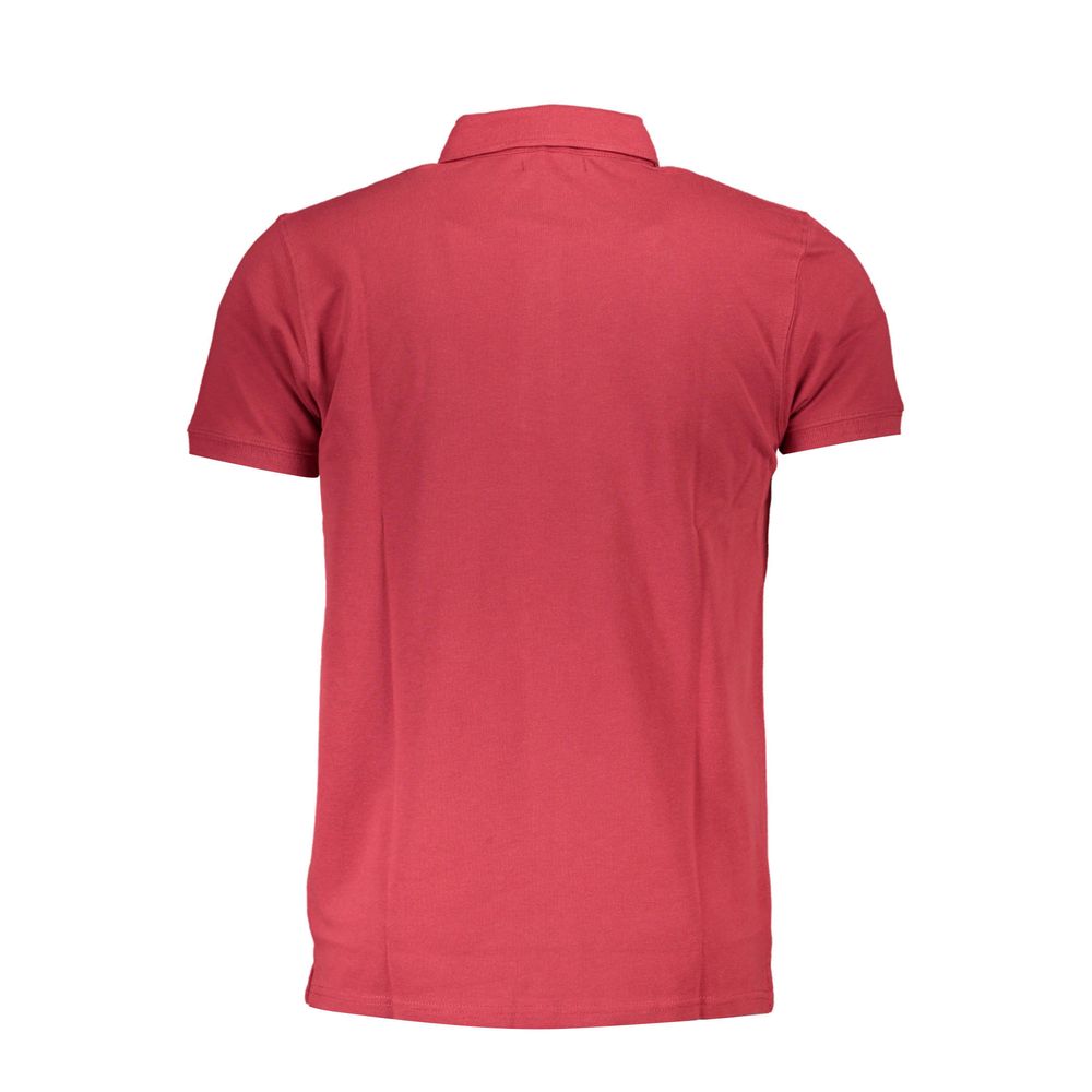 Cavalli Class Rosso Cotton Men Polo - Image 2