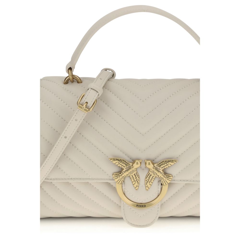 PINKO Cream Calf Leather Bos Taurus Wallet - Image 4