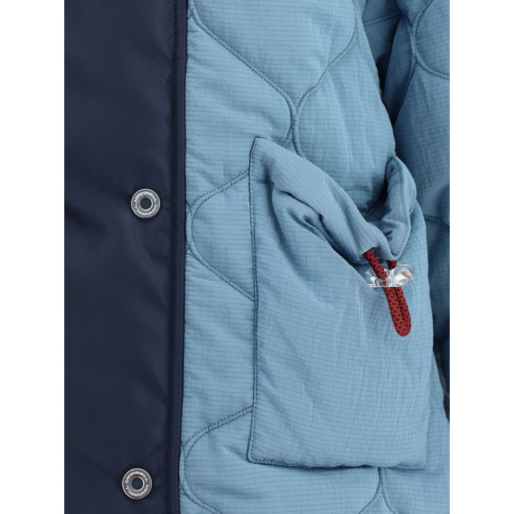MARBELL Light Blue Polyamide Coat - Image 4