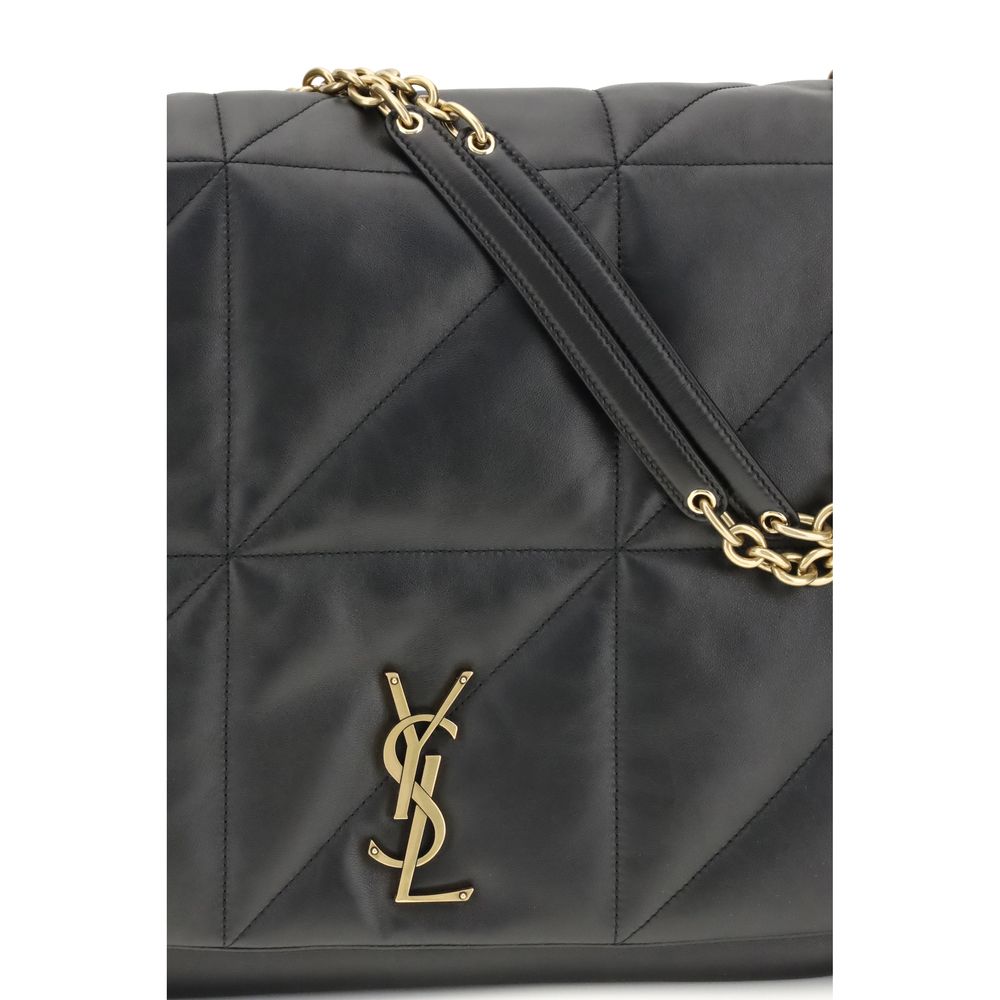 Saint Laurent Black Lamb Ovis Aries Aries Shoulder Bag - Image 4