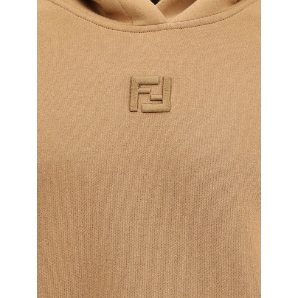 Fendi Beige Cotton Sweatshirt - Image 3