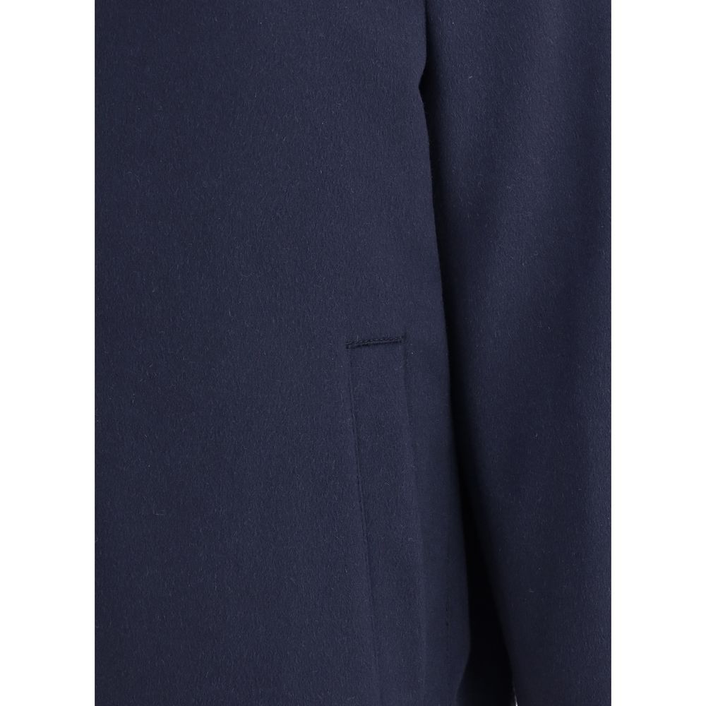 Brunello Cucinelli Blue Cashmere Bomber - Image 3