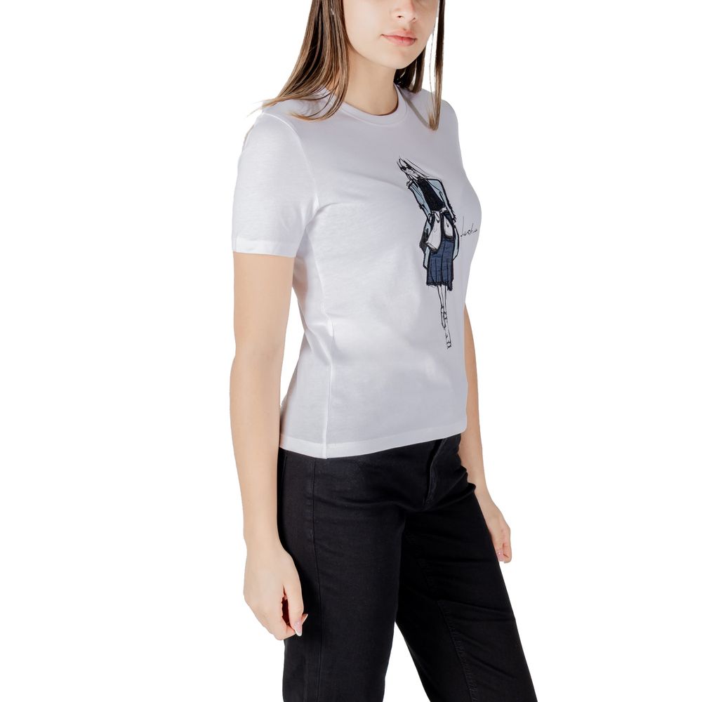Only White Organic Cotton Long Sleeve T-Shirt - Image 3