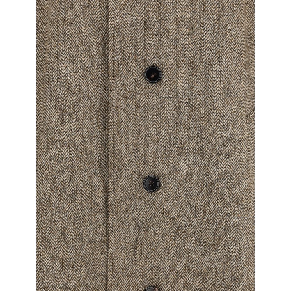 Burberry Brown Cotton Coat - Image 6