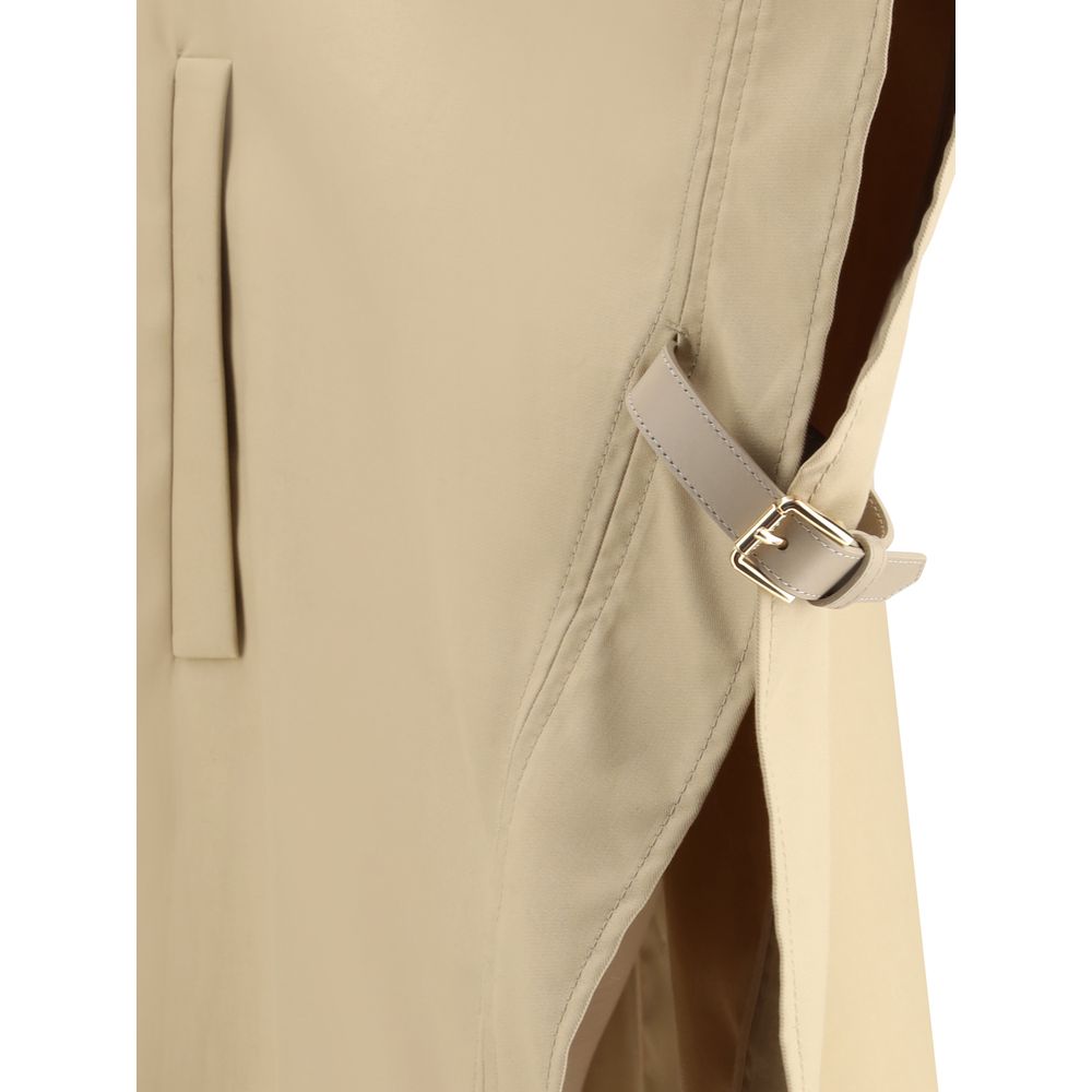 Max Mara Beige Cotton Coat - Image 4