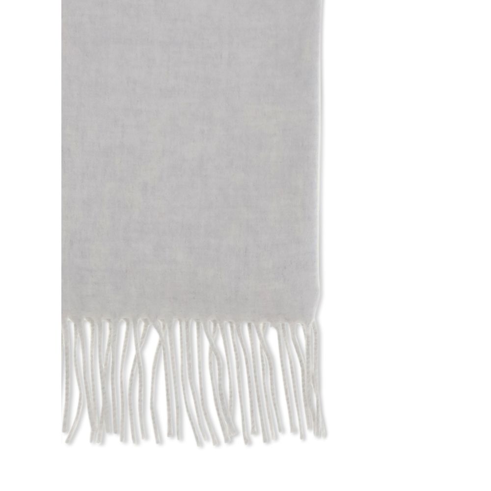 Brunello Cucinelli Gray Cashmere Scarf - Image 3