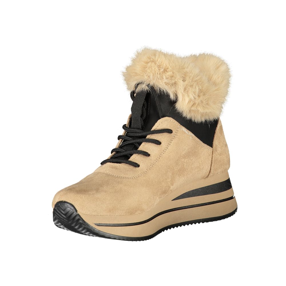 Laura Biagiotti Beige Polyester Women Sneaker - Image 3