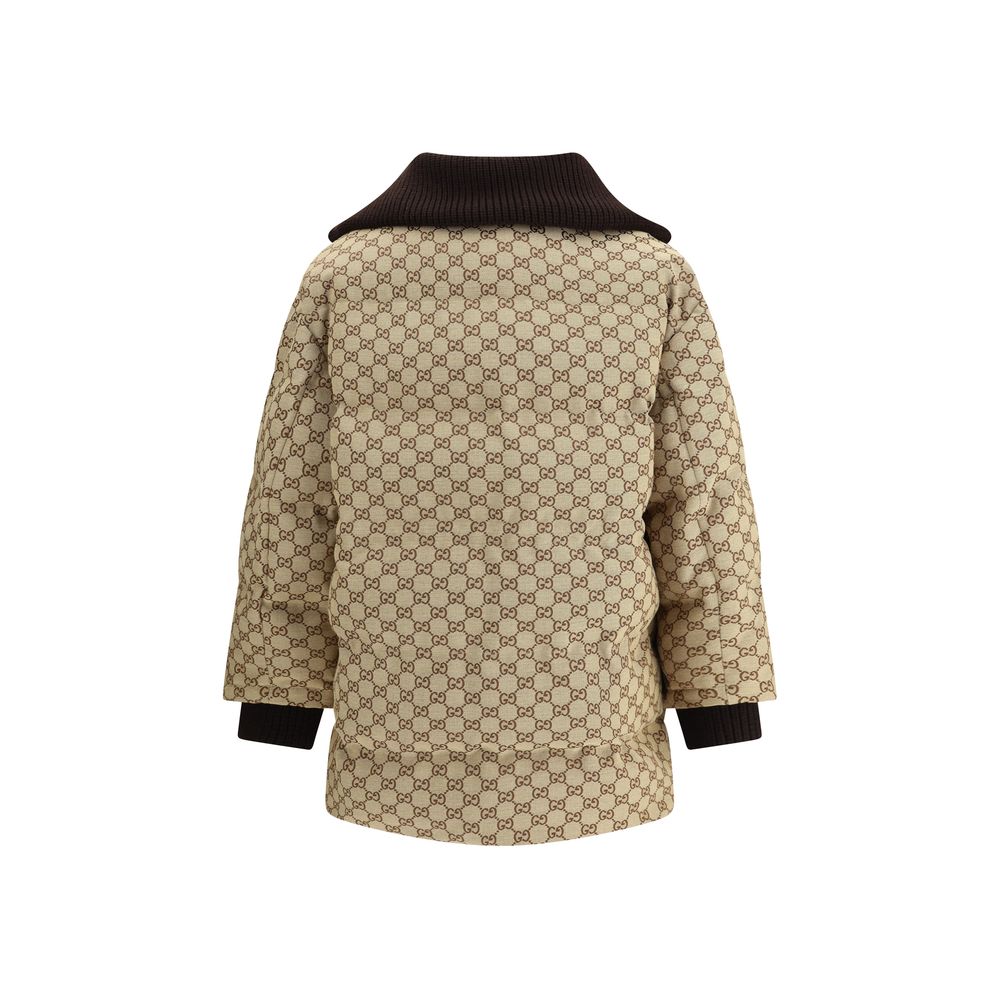 Gucci Beige Cotton Bomber - Image 2