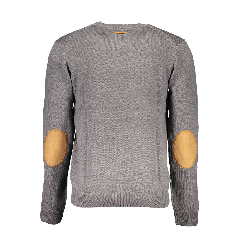 Gianmarco Venturi Grigio Cotton Mens Sweater - Image 2