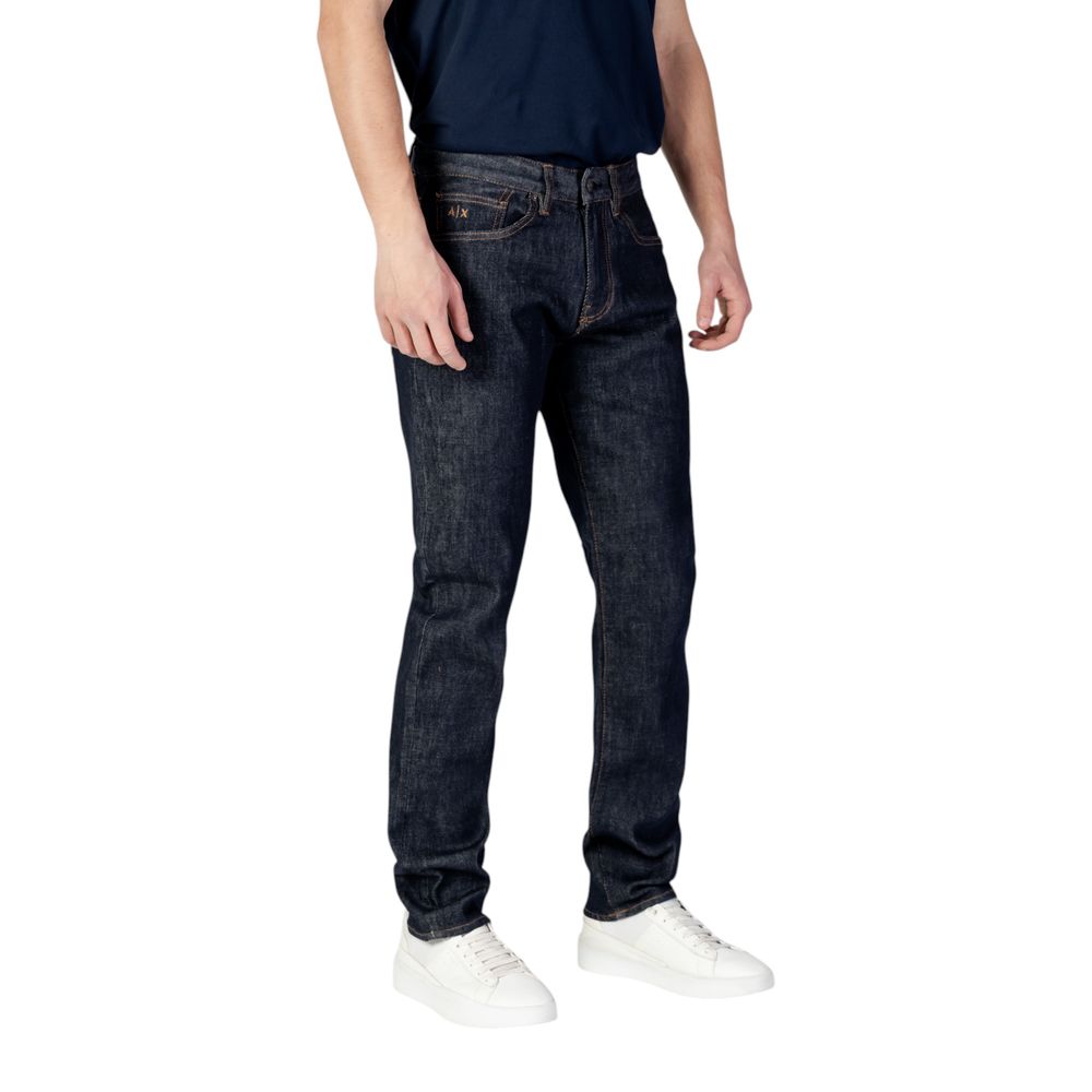Armani Exchange Blue Polyester Skinny Jeans - Image 3