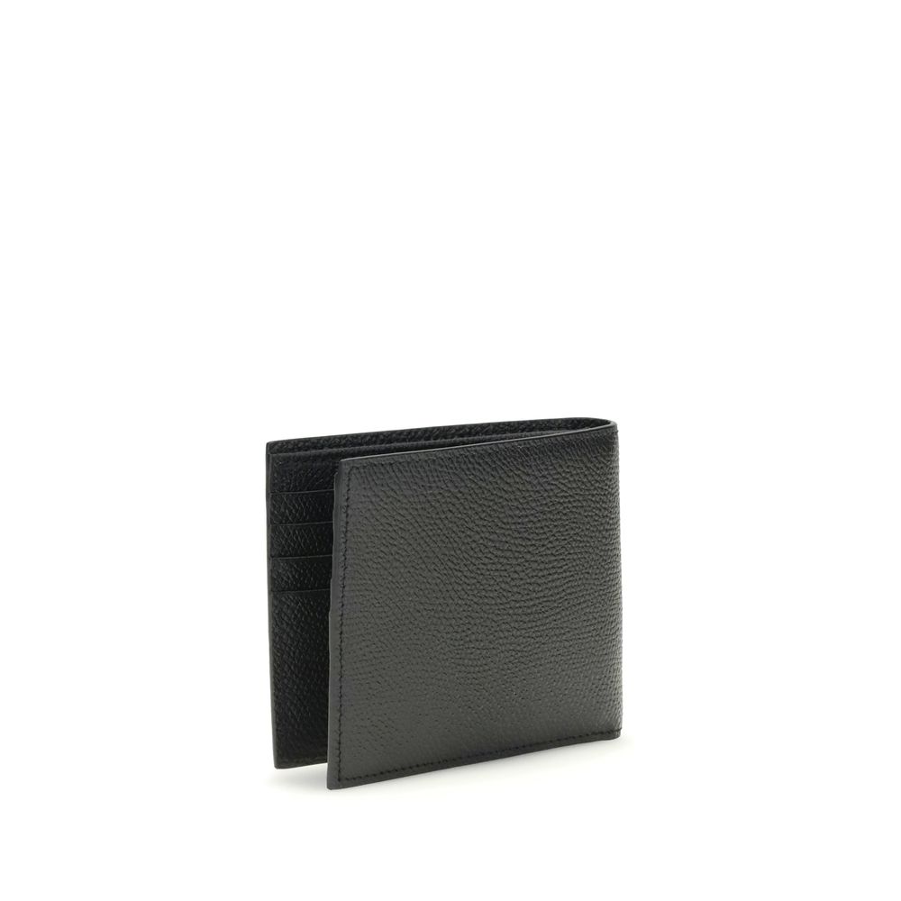 Valentino Garavani Black Calf Leather Bos Taurus Wallet - Image 2