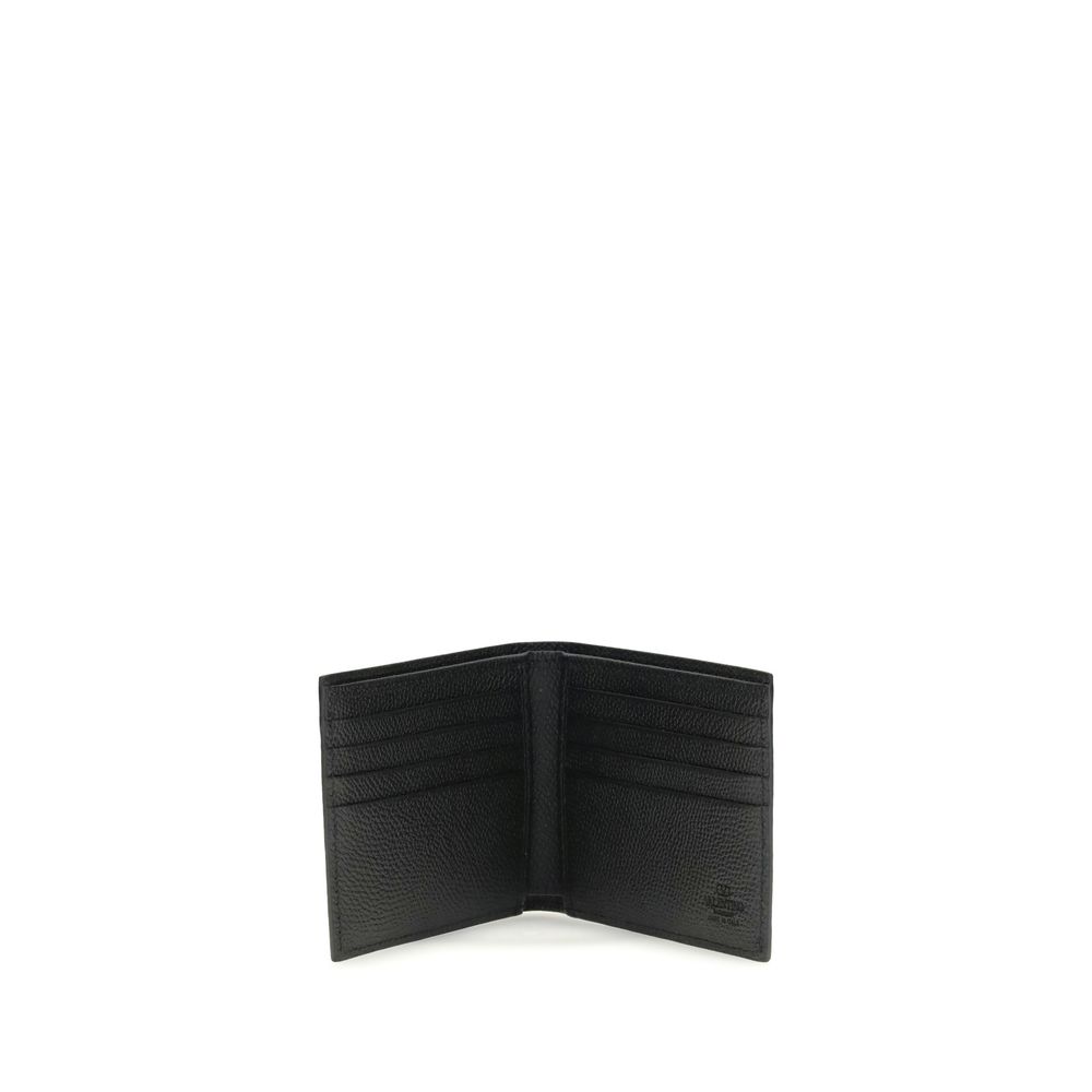 Valentino Garavani Black Calf Leather Bos Taurus Wallet - Image 3