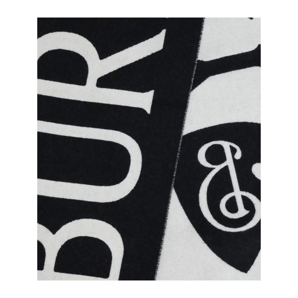 Burberry Black Wool Scarf - Image 3