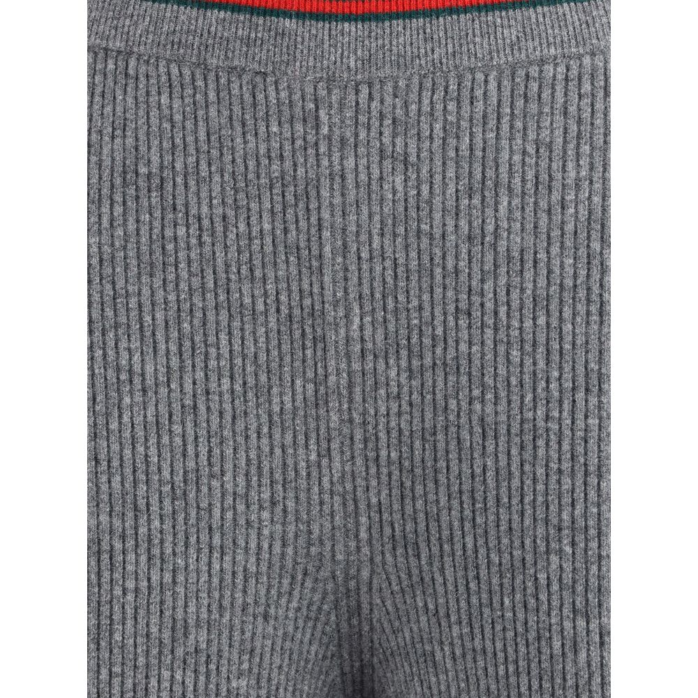 Gucci Gray Wool Casual Pants - Image 3