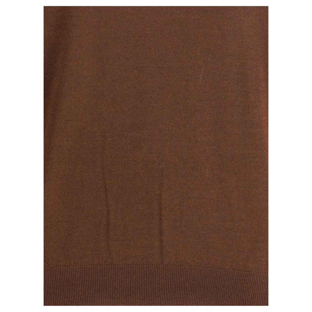Saint Laurent Brown Cashmere Turtleneck - Image 3