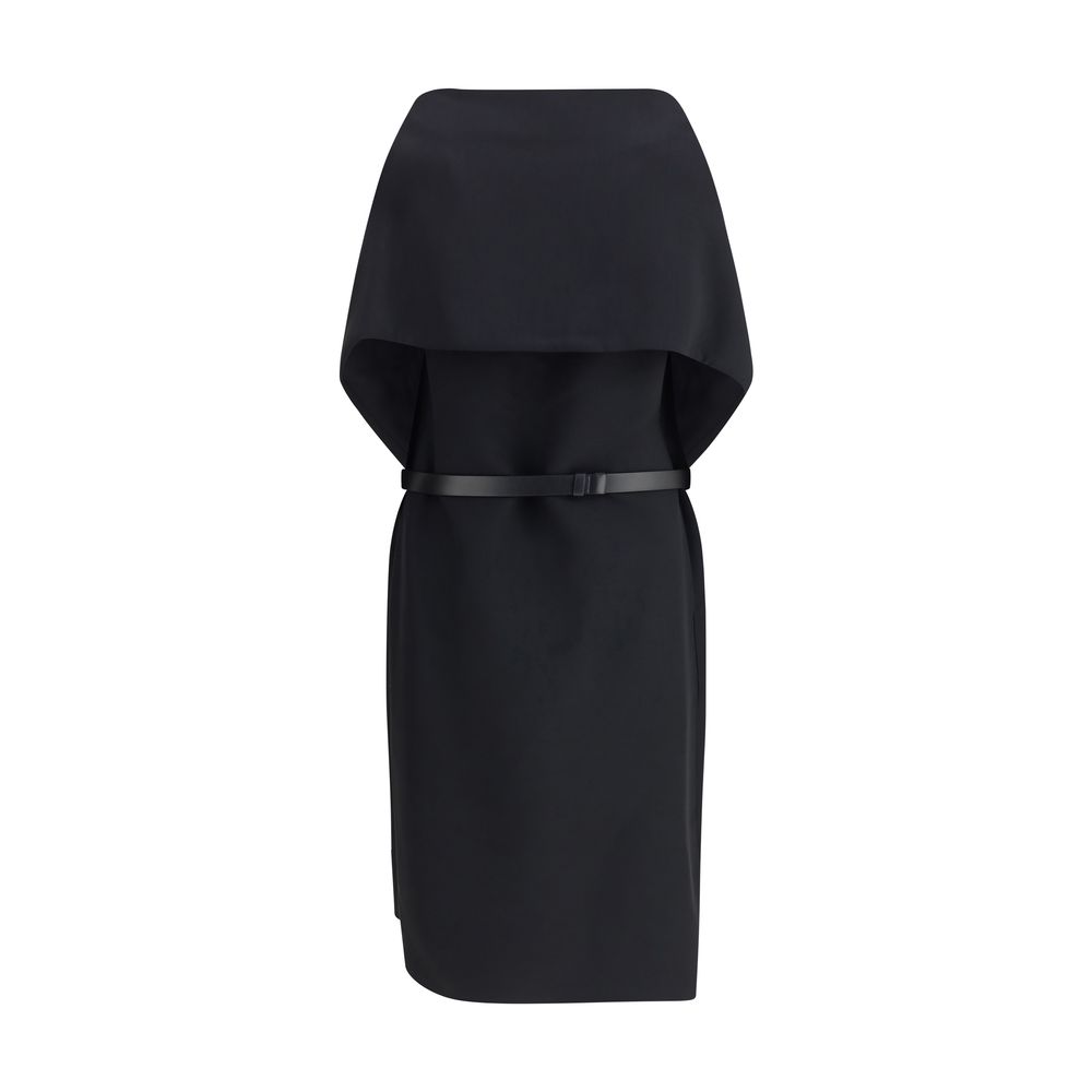 Ferragamo Black Viscose Casual Dress - Image 2