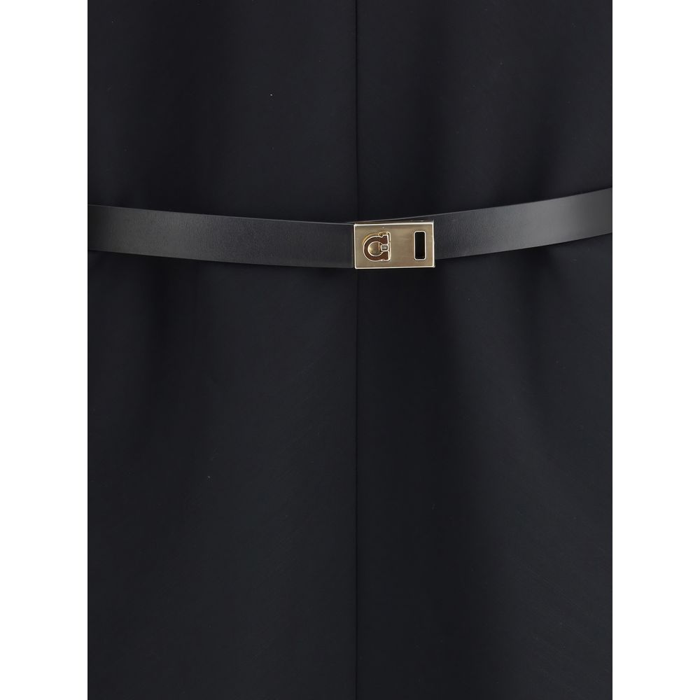 Ferragamo Black Viscose Casual Dress - Image 3