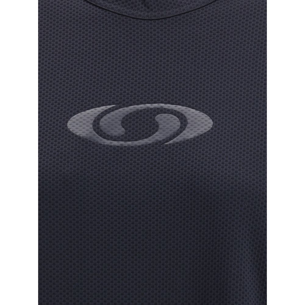 MM6 Black Polyester Top - Image 3