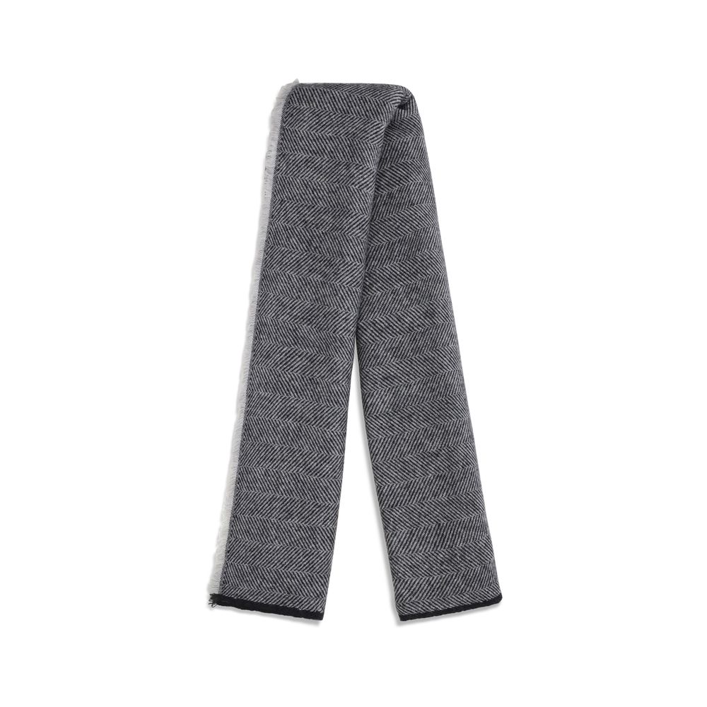 Brunello Cucinelli Gray Cashmere Scarf - Image 2