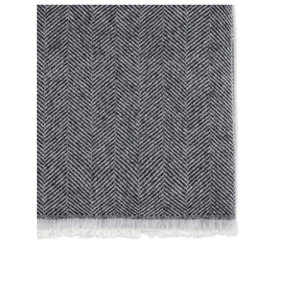 Brunello Cucinelli Gray Cashmere Scarf - Image 3