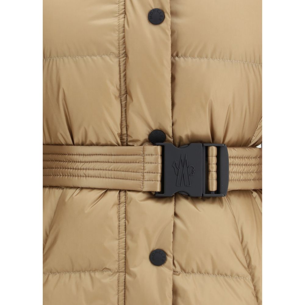 Moncler Grenoble Beige Polyamide Coat - Image 3