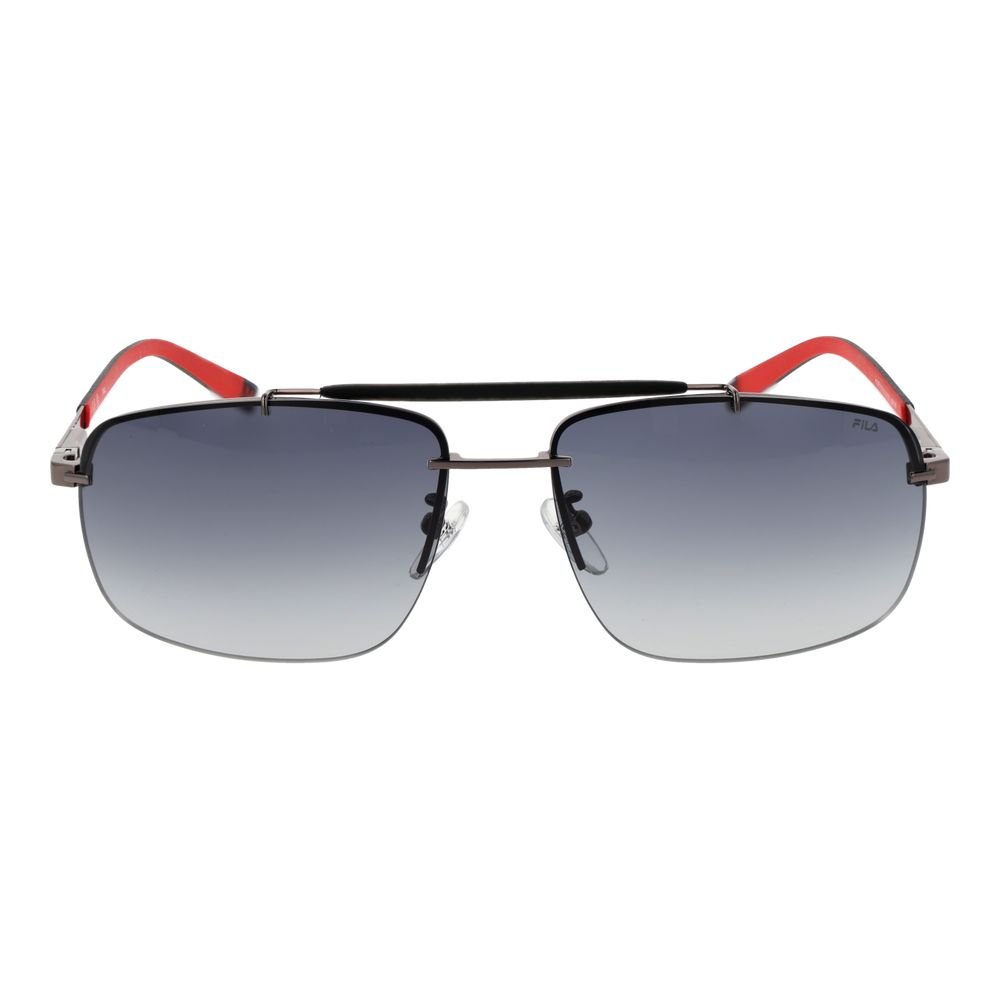Fila Gray Stainless Steel Sunglasses - Image 2