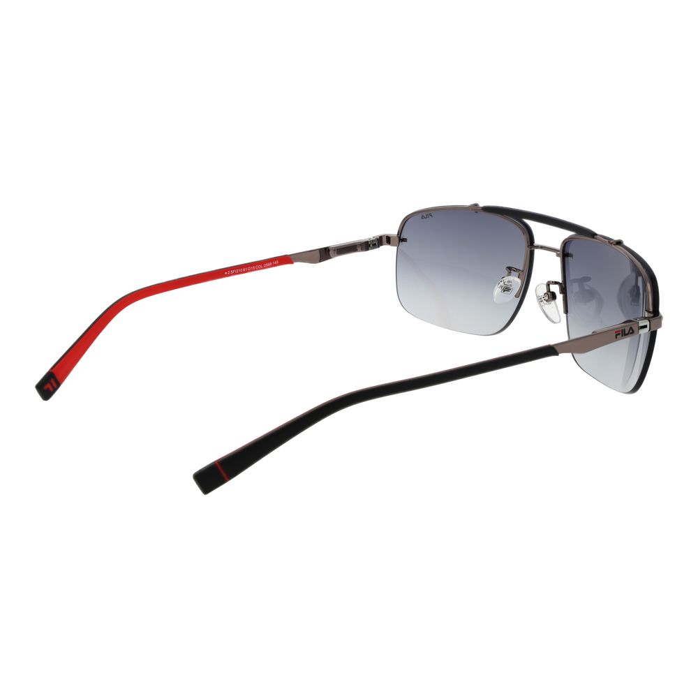 Fila Gray Stainless Steel Sunglasses - Image 3