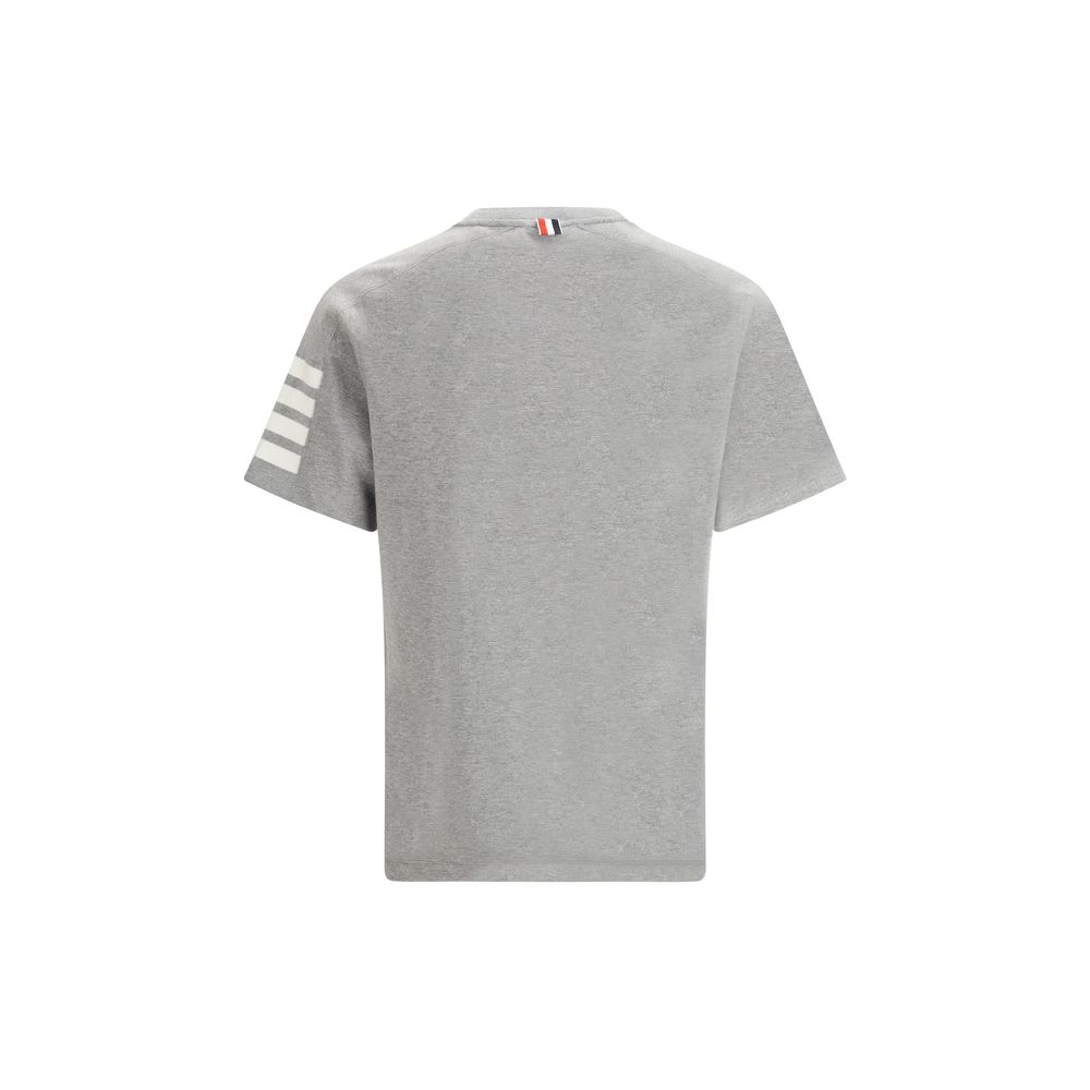 Thom Browne Gray Cotton T-Shirt - Image 2