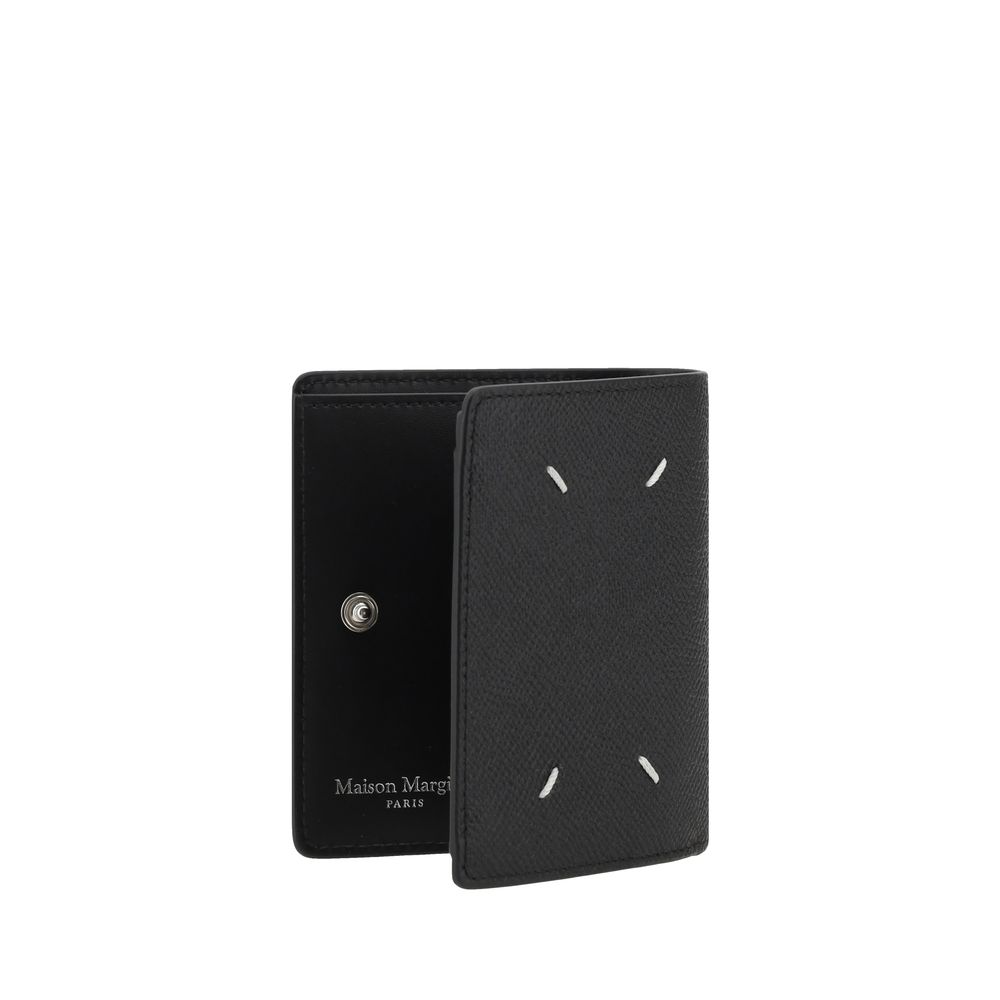 Margiela Black Calf Leather Bos Taurus Wallet - Image 2