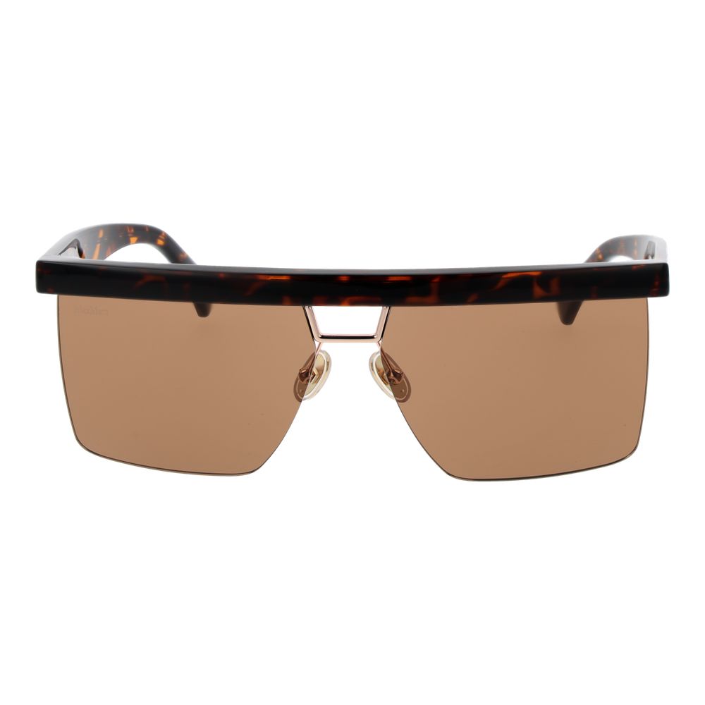Max Mara Brown Plastic Sunglasses - Image 2