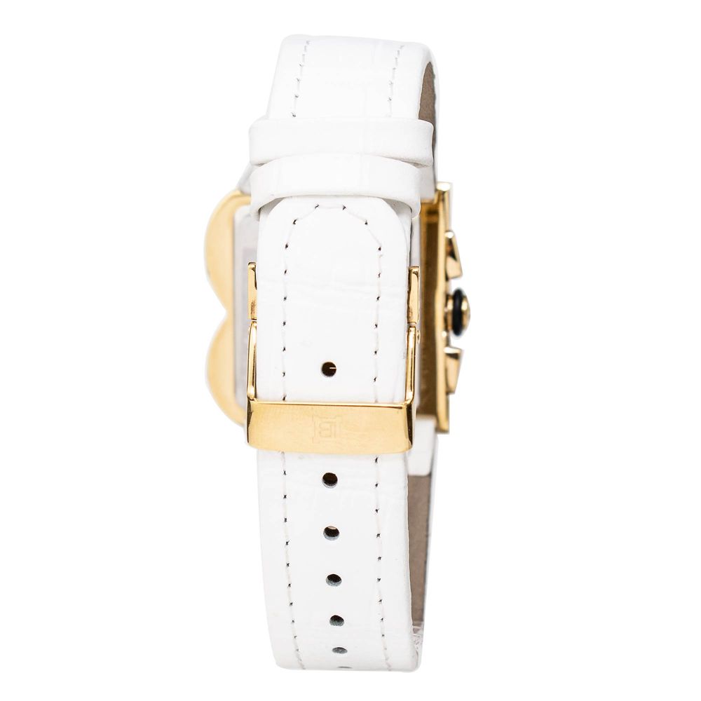 Laura Biagiotti White Leather Dress Watch - Image 2