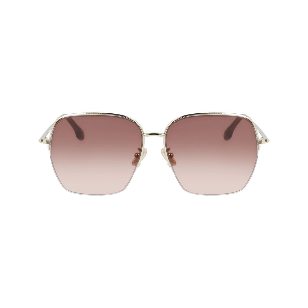 Victoria Beckham Gold Metal Sunglasses - Image 2